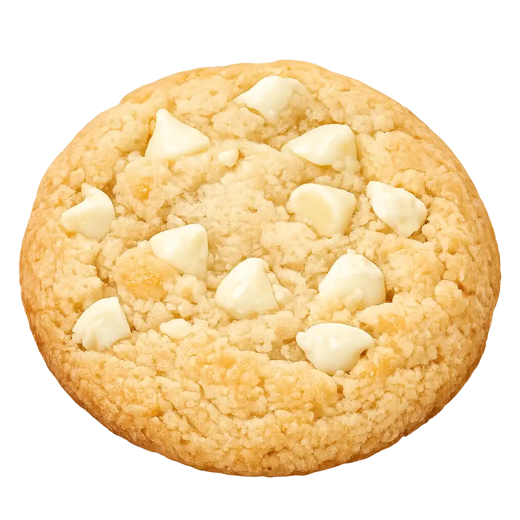 white chocolate chip cookie